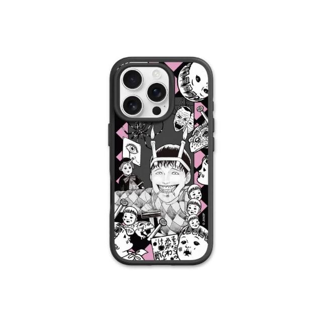 【RHINOSHIELD 犀牛盾】iPhone 16系列 SolidSuit背蓋手機殼 伊藤潤二系列-雙一的快樂 伊藤潤二 