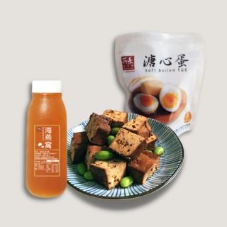 【所長茶葉蛋】懷舊豆幹滷+溏心蛋1包＋ 小 海燕窩