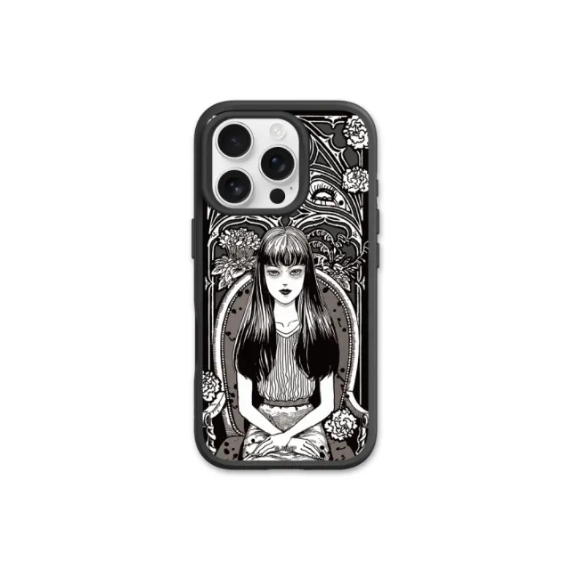 【RHINOSHIELD 犀牛盾】iPhone 15系列 SolidSuit背蓋手機殼/伊藤潤二系列-女王富江(伊藤潤二)
