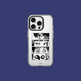 【RHINOSHIELD 犀牛盾】iPhone 13系列 Clear MagSafe相容 磁吸透明手機殼/伊藤潤二系列-凝視(伊藤潤二)