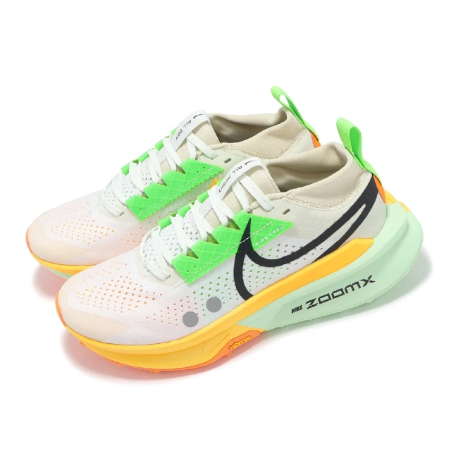 NIKE 耐吉 越野跑鞋 Wmns ZoomX Zegama Trail 2 女鞋 黃 綠 緩震 抓地 運動鞋(FD5191-100)