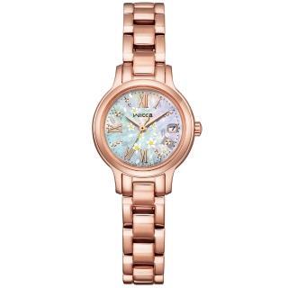 【CITIZEN 星辰】Wicca 臺灣限定 茉莉花太陽能腕錶/24mm(KH4-963-21)