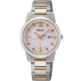 【SEIKO 精工】璀璨水晶玻璃魅力腕錶/31mm(V137-0DL0KS/SUT416J1)