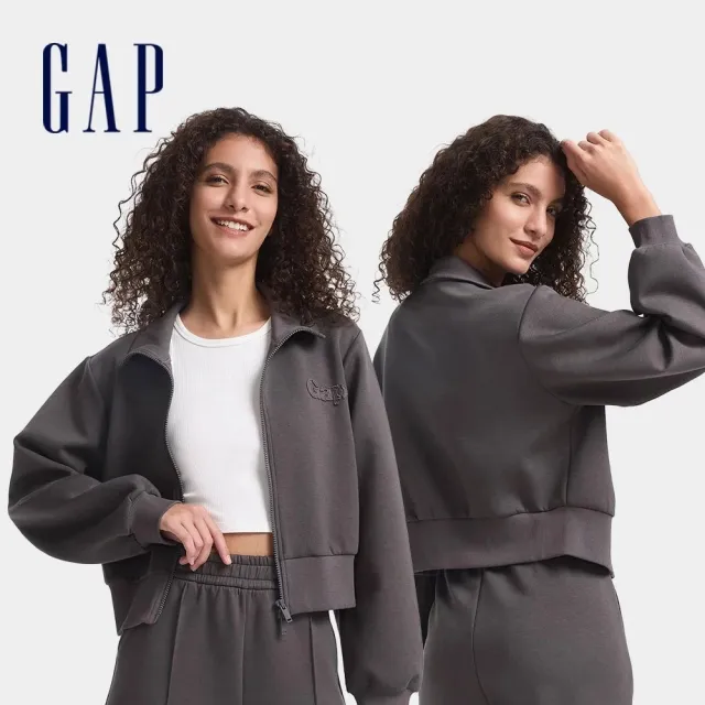 【GAP】男女裝 Logo刺繡刷毛連帽/翻領外套-多款可選(676203&725657&638416)