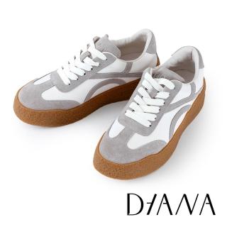 【DIANA】經典撞色厚底休閒鞋(灰色)