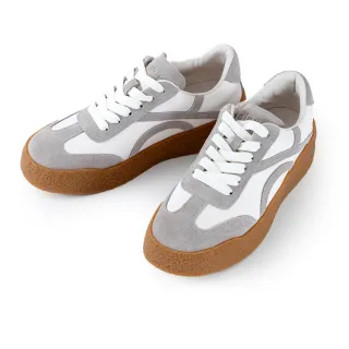 【DIANA】經典撞色厚底休閒鞋(灰色)