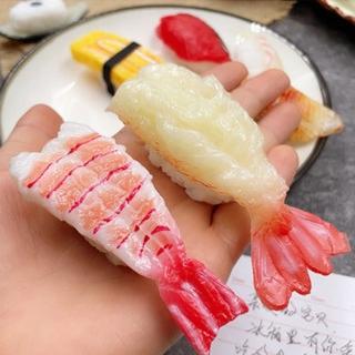 【果果森林】大尺寸日本料理擬真握壽司冰箱貼/便條紙磁鐵/辦公室小物(聖誕節禮物 入厝禮物 生日禮物)
