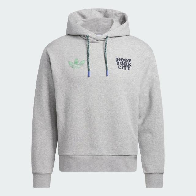 【adidas 愛迪達】長袖上衣 男 帽T 亞規 HYC HOODIE 灰 IW8214