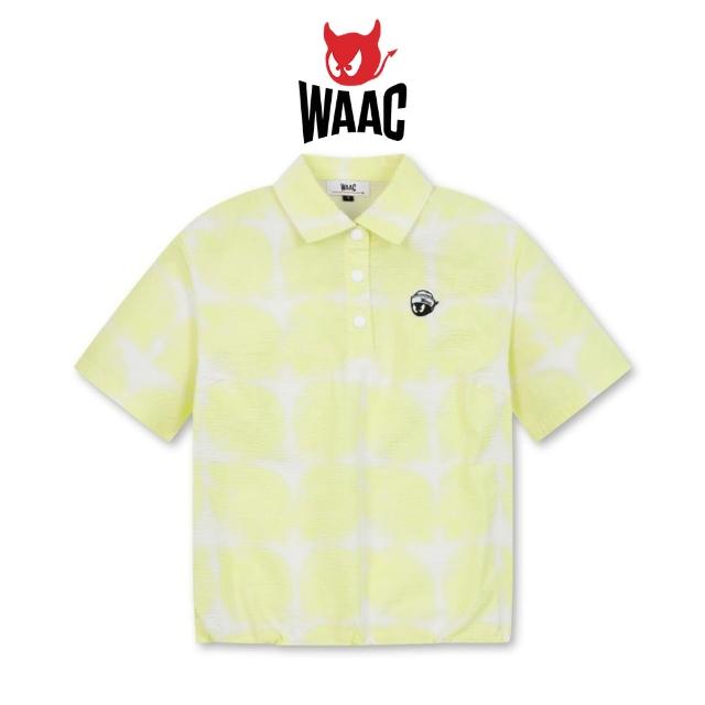 【WAAC】SEERSUCKER LEMON PRINT SS POLO 女士 印花POLO衫 黃色