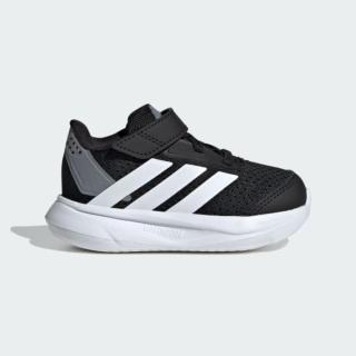 【adidas 愛迪達】運動鞋 童鞋 小童 兒童 DURAMO SL2 EL I 黑灰白 JI1697(C5107)