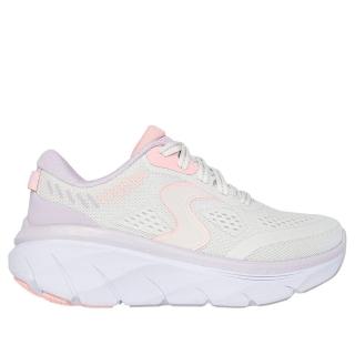 【SKECHERS】D LUX WALKER 2.0 女 健走/步行鞋 舒適 透氣 白 粉紅(150007OFPK)
