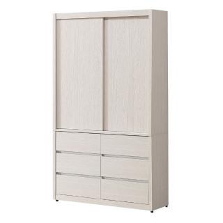 【MUNA 家居】艾維斯4尺衣櫥/904(衣櫃 櫥櫃 櫃子 收納)