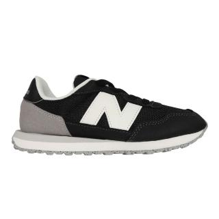 【NEW BALANCE】17-21CM 男女中童休閒運動鞋-寬楦 237系列 復古 慢跑 NB N字鞋(PH237LBK)