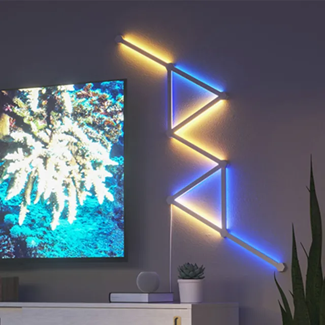 【Nanoleaf】Lines 造型組合-智能星座燈9條組+3條擴充組(RGB LED 觸控 音樂 氣氛燈 LED燈 像素燈)