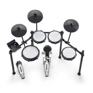 【ALESIS】NITRO MAX 電子鼓(世界銷售量最大型號 藍芽接手機平板 可戴耳機或外接 附鼓棒 贈鼓毯)