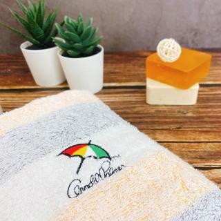 【Arnold Palmer 雨傘】6入 色緞橫條 毛巾(FZ-AT3021AP)