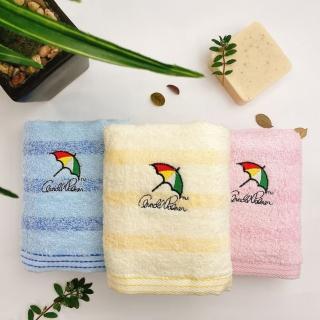 【Arnold Palmer 雨傘】6入 色紗橫條 毛巾(- FZ-AT2661AP)