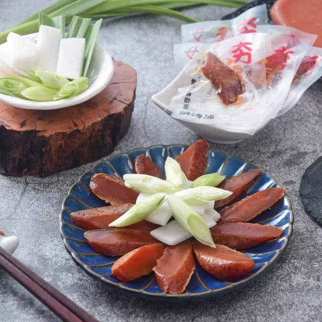 【一級嚴選】雲林口湖野生炙燒一口吃烏魚子x10包組(60g/包;約11〜12片/包)