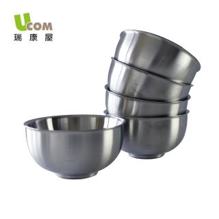 【瑞康屋UCOM】雙層不鏽鋼5入保溫碗組