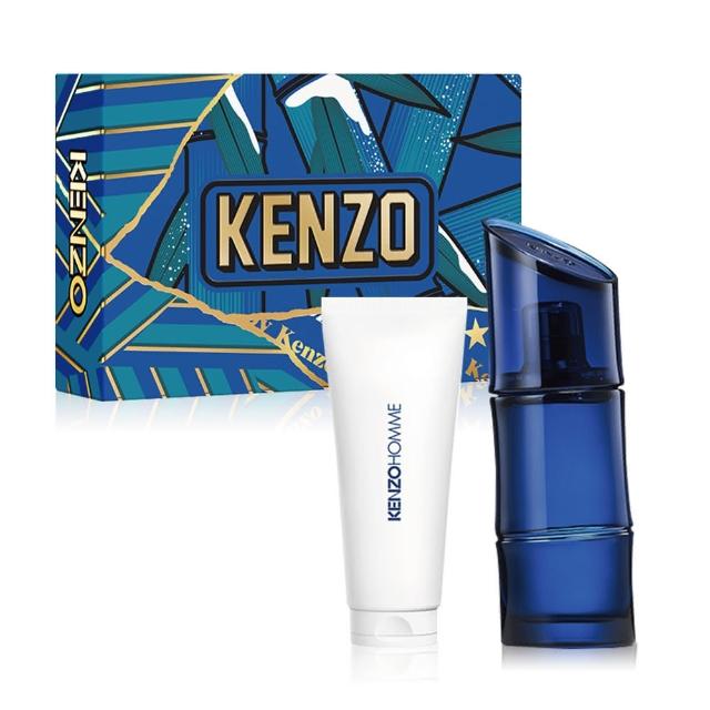 【KENZO】星悅繪影藍色海洋男性淡香水禮盒-淡香水60ml+沐浴膠75ml(專櫃公司貨)