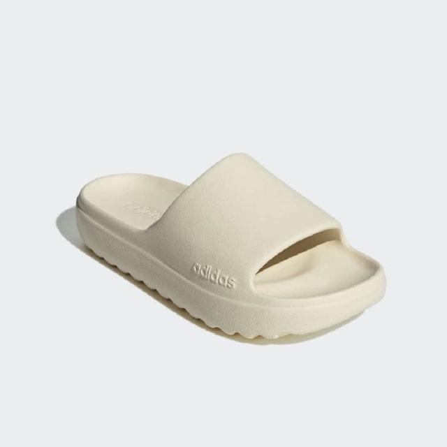 【adidas 愛迪達】ADILETTE LUMIA 奶白 一體成形 拖鞋 穿搭  休閒 男女款 JP9578 