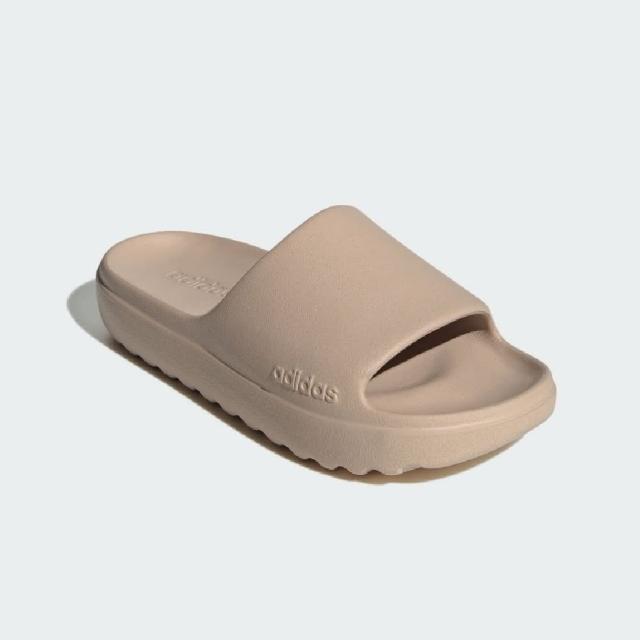 【adidas 愛迪達】ADILETTE LUMIA 奶茶色 一體成形 拖鞋 穿搭 運動 休閒 男女款(JP9579)