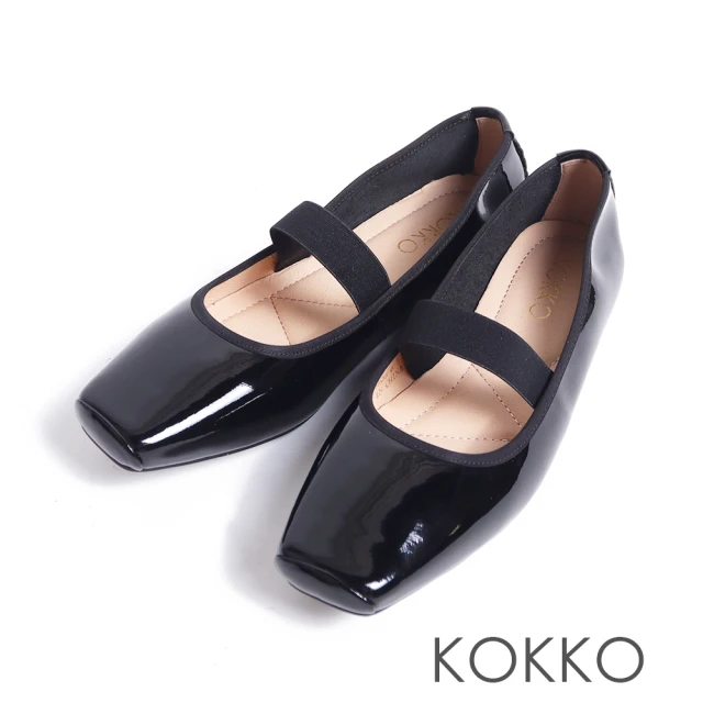 KOKKO 極致優雅微性感後拉帶高跟鞋(黑色)好評推薦