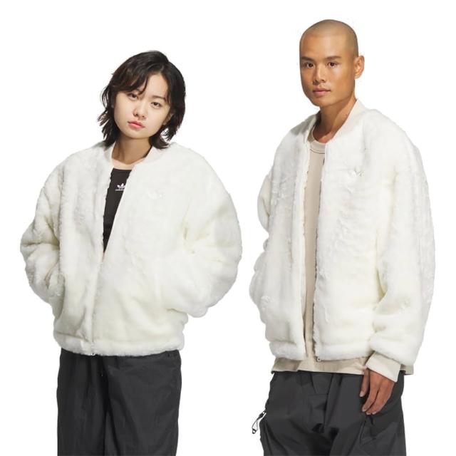 【adidas 愛迪達】N FUR JKT U 毛絨外套 運動外套 男女 - JD3777