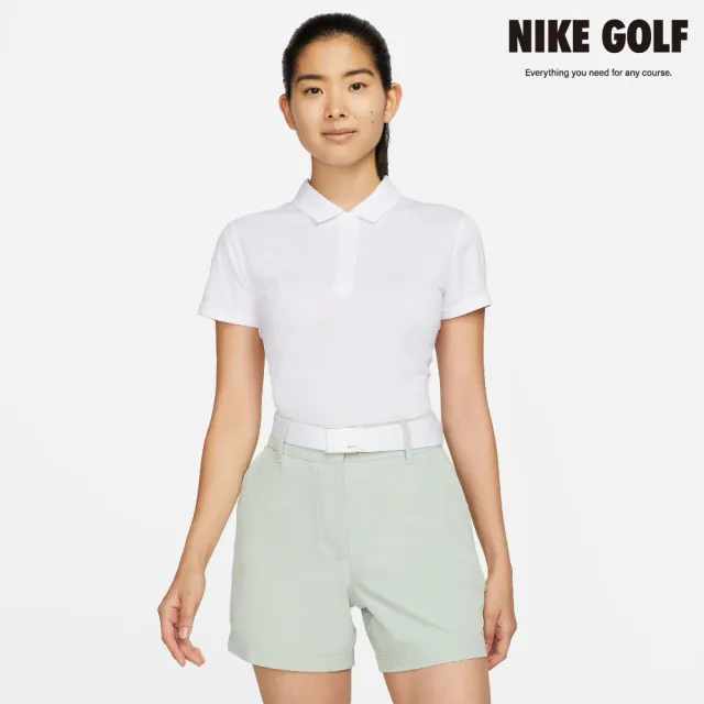 【NIKE GOLF】女款 Nike DriFIT Victory 高爾夫球衫(白色/黑色)