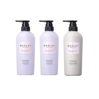 【Bosley】黑髮青春還原修護洗髮精2入+潤護乳 三入組(黑髮養護升級版)