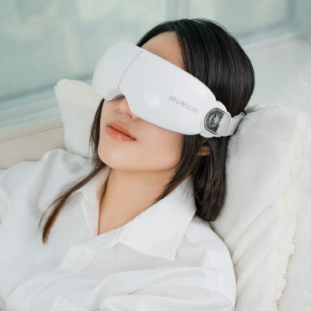 【MUNICHI 沐尼黑】空氣波熱敷眼部按摩器/按摩眼罩(MR.EYECARE)