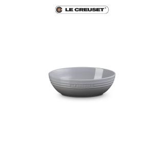 【Le Creuset】瓷器橢圓形湯碗17cm(迷霧灰)