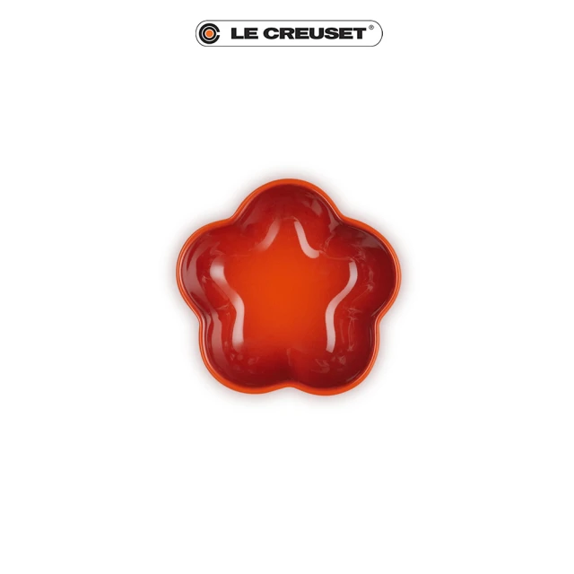 Le Creuset 瓷器花型盤-小-12cm(火紅辣椒)