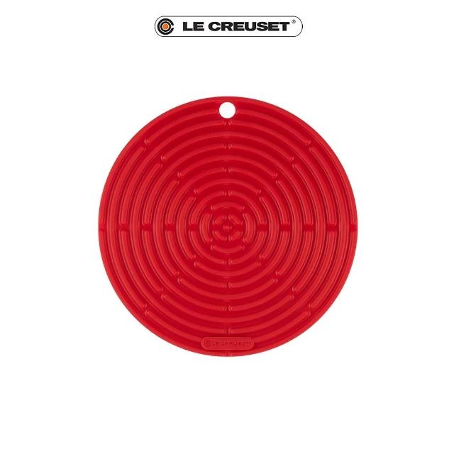 【Le Creuset】耐熱矽膠隔熱墊(櫻桃紅)