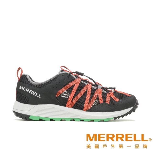 MERRELL WILDWOOD AEROSPORT 速乾透氣健走 黑橘色 男(ML067675)