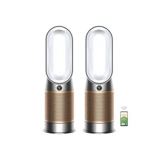 【dyson 戴森】HP09 三合一甲醛偵測涼暖空氣清淨機 循環風扇(白金色)(超值組)