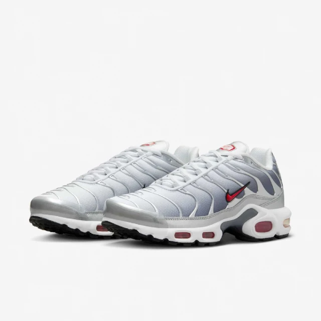 NIKE 耐吉 休閒鞋 Wmns Air Max Plus 女鞋 灰 銀 氣墊 復古 漸層 運動鞋(HM9654-001)