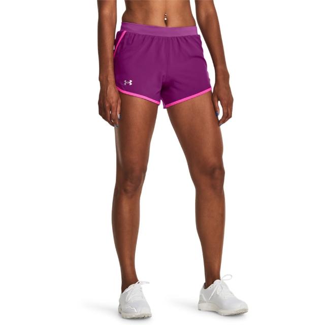 【UNDER ARMOUR】UA官方直營 女 Fly By 2.0運動短褲_1350196-573(葡萄紫)