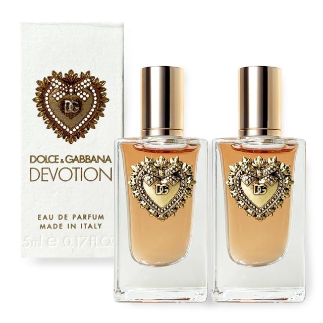 【DOLCE&GABBANA 杜嘉班納】D&G 摯愛女性淡香精 5ml 小香 -2入組(平行輸入)