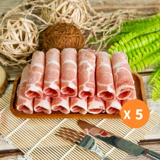 【小嚼士】霜降梅花豬肉片 500g 買3送2/共5包(火鍋肉片 烤肉片 炒片 雪花豬 台灣豬肉 豬肉片 冷凍肉品)