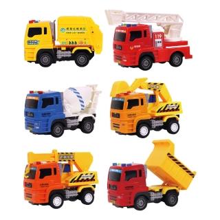 【KIDMATE】臺灣好車隊-迷你工程車隊(小型玩具車 臺灣模擬磨輪車 中文配音)