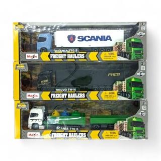 1:72模型車 VOLVO FH16 SCANIA 770S貨櫃車(貨櫃車 運輸車)