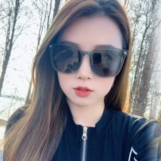【RayBan 雷朋】時尚大鏡面偏光太陽眼鏡(RB4401D 659981 透灰框抗UV深灰偏光鏡片)