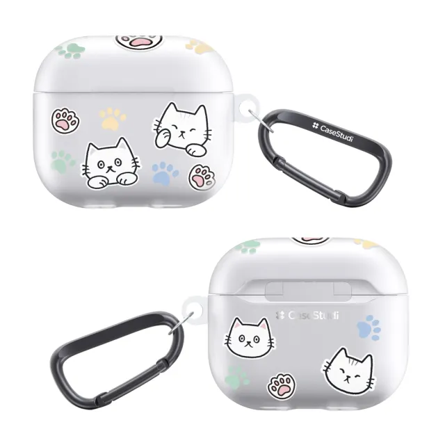 【Casestudi】AirPods 4 CAST 貓咪系列充電盒保護殼(AirPods 4 保護殼)