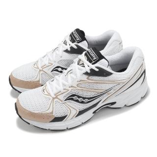 【SAUCONY 索康尼】休閒鞋 Ride Millennium 男鞋 白 卡其 黑 拼接 支撐 Y2K 復古跑鞋 索康尼(S7081218)