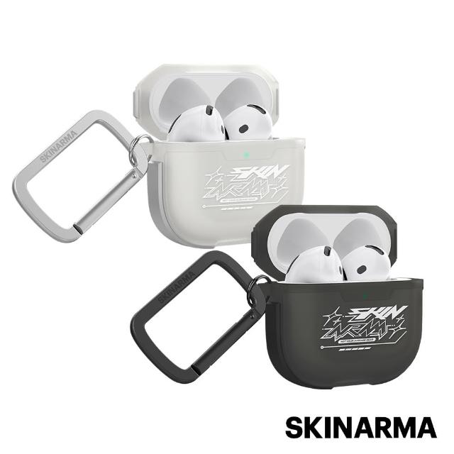 【Skinarma】AirPods 4代 Kinzoku 塗鴉藝術耳機收納保護套-附掛鉤