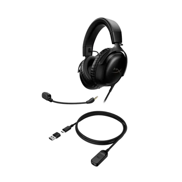 【HyperX】Cloud III — 電競耳機 黑色(727A8AA)