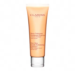 【CLARINS 克蘭詩】橘子潔顏優酪 125ML(去角質/洗卸合一)