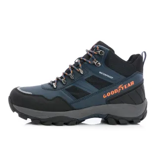 【GOODYEAR 固特異】雷尼爾-動態防水戶外鞋/男鞋 避震 防踢 耐磨 藍色(GAMO43546)