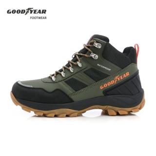 【GOODYEAR 固特異】雷尼爾-動態防水戶外鞋/男鞋 避震 防踢 耐磨 綠色(GAMO43545)